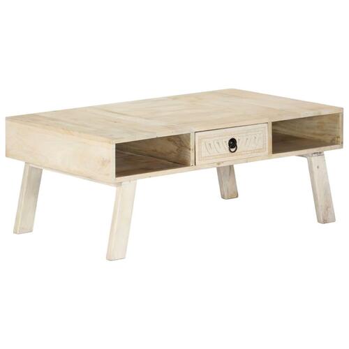 Sofabord 100 x 60 x 40 cm massivt mangotræ