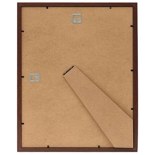 Billedrammer 3 stk. til væg eller bord 20x25 cm mørkerød