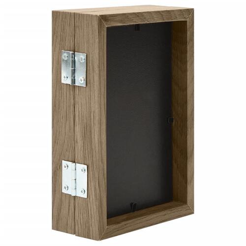 Folderamme til 2 billeder 2x(10x15 cm) lysebrun