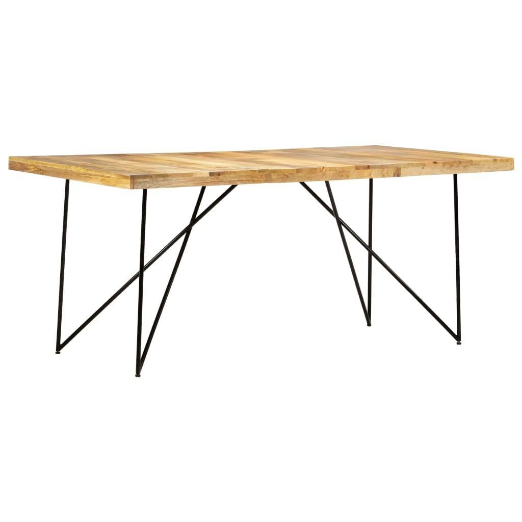 Spisebord 180x90x76 cm massivt mangotræ