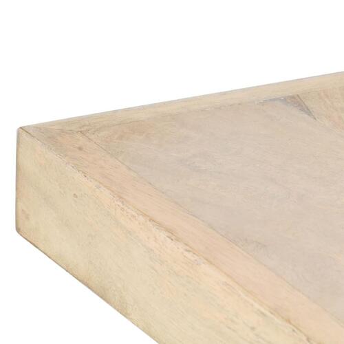 Spisebord 180 x 90 x 76 cm massivt afbleget mangotræ