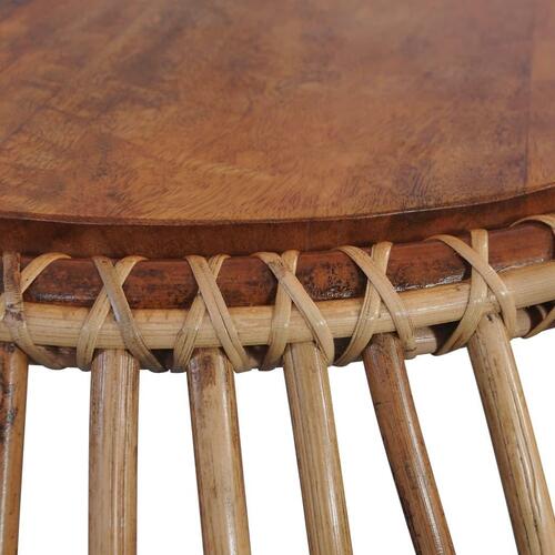 Sofaborde 2 stk. naturlig rattan