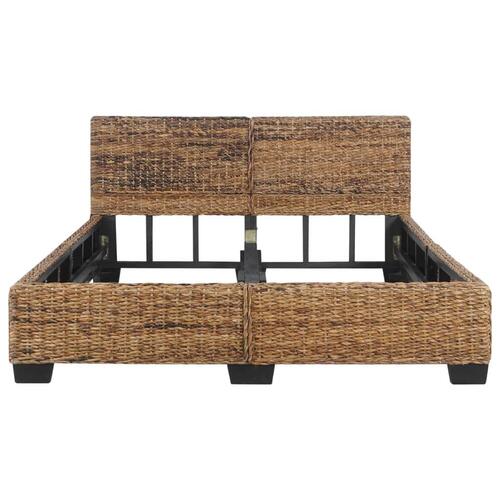 Sengestel 140 x 200 cm naturlig rattan