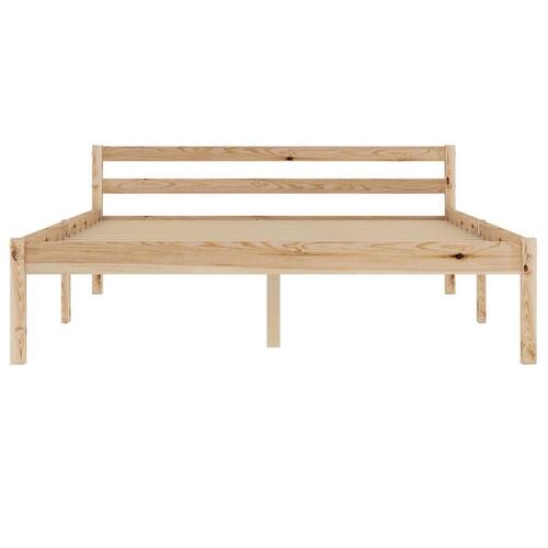 Sengestel massivt fyrretræ 120 x 200 cm
