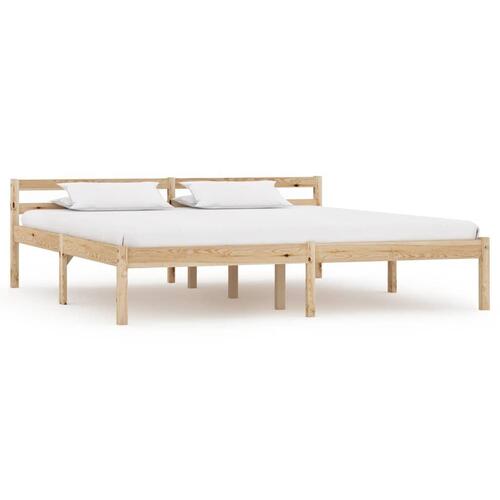 Sengestel massivt fyrretræ 160 x 200 cm