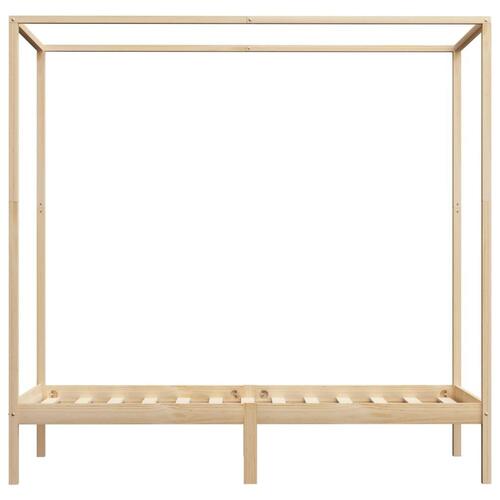 Sengestel til himmelseng 90 x 200 cm massivt fyrretræ