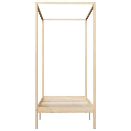 Sengestel til himmelseng 90 x 200 cm massivt fyrretræ