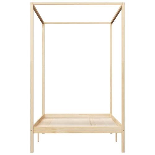 Sengestel til himmelseng 120 x 200 cm massivt fyrretræ