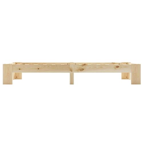 Sengestel massivt fyrretræ 100 x 200 cm