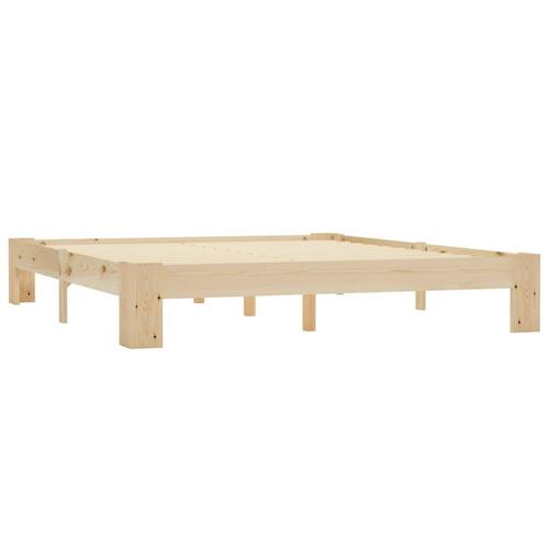 Sengestel massivt fyrretræ 160 x 200 cm