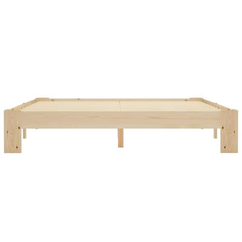 Sengestel massivt fyrretræ 160 x 200 cm
