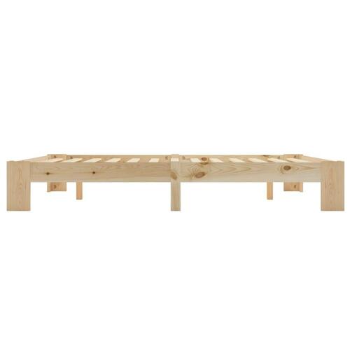 Sengestel massivt fyrretræ 160 x 200 cm