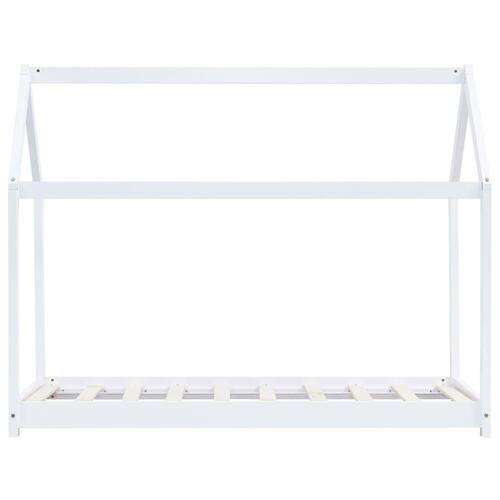 Sengestel til børneseng 80 x 160 cm massivt fyrretræ hvid