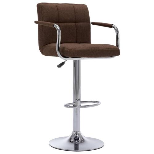 Barstole 2 stk. stof brun