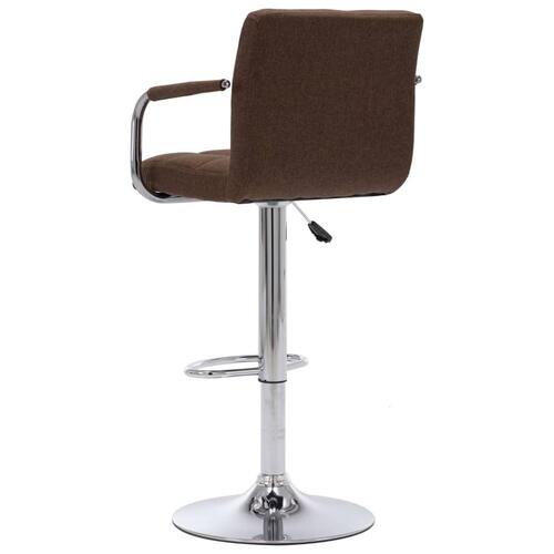 Barstole 2 stk. stof brun