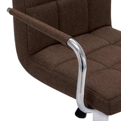 Barstole 2 stk. stof brun