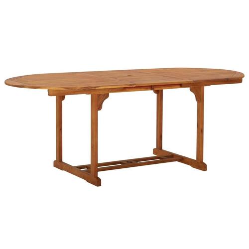 Spisebordssæt til haven 7 dele polyrattan beige