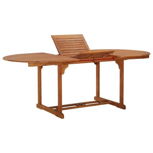 Spisebordssæt til haven 7 dele polyrattan beige