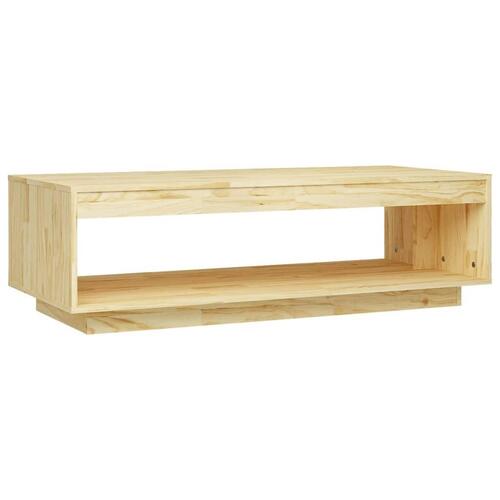 Sofabord 110x50x33,5 cm massivt fyrretræ