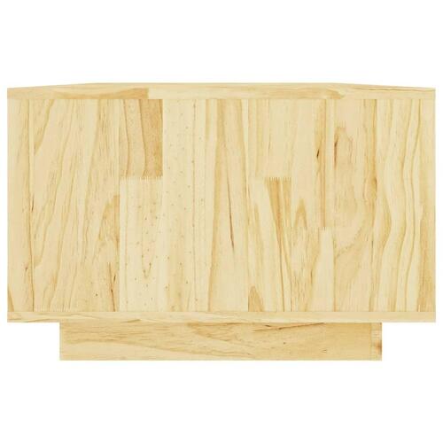 Sofabord 110x50x33,5 cm massivt fyrretræ