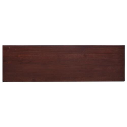 Tv-skab 100x30x45 cm massivt mahognitræ klassisk brun