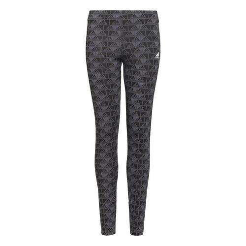 Sport leggings til kvinder Adidas Essentials Logo Grå 9-10 år