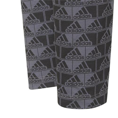 Sport leggings til kvinder Adidas Essentials Logo Grå 9-10 år