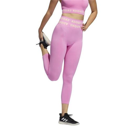 Sport leggings til kvinder Adidas Aeroknit Pink S