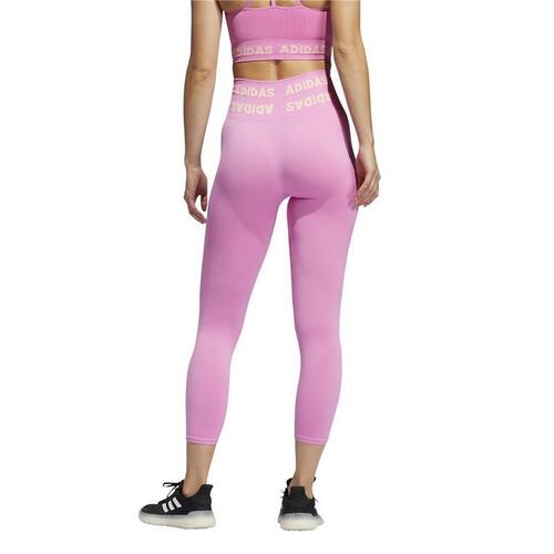 Sport leggings til kvinder Adidas Aeroknit Pink S