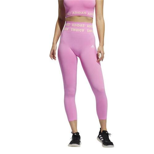 Sport leggings til kvinder Adidas Aeroknit Pink S