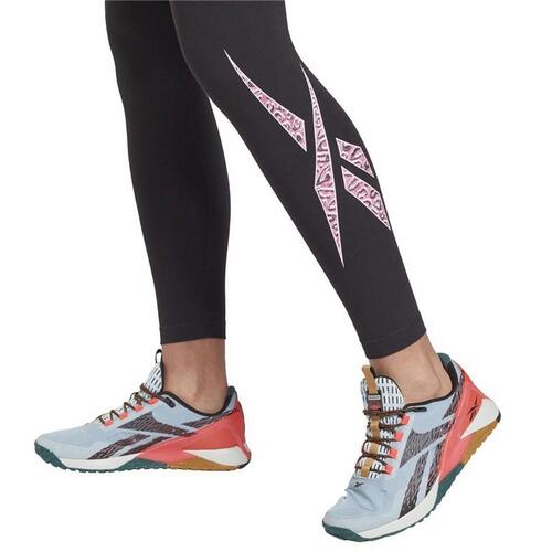 Sport leggings til kvinder Reebok Moder Safari Sort L