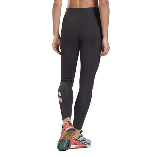 Sport leggings til kvinder Reebok Moder Safari Sort L