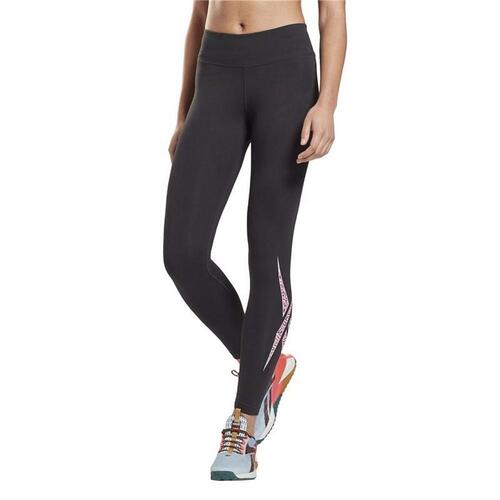 Sport leggings til kvinder Reebok Moder Safari Sort L