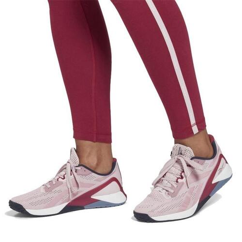 Sport leggings til kvinder Reebok Pping Cotton W Mørkerød S