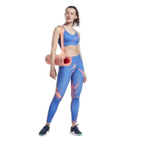 Sport leggings til kvinder Reebok MYT Printed Blå S