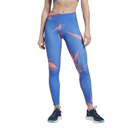 Sport leggings til kvinder Reebok MYT Printed Blå S