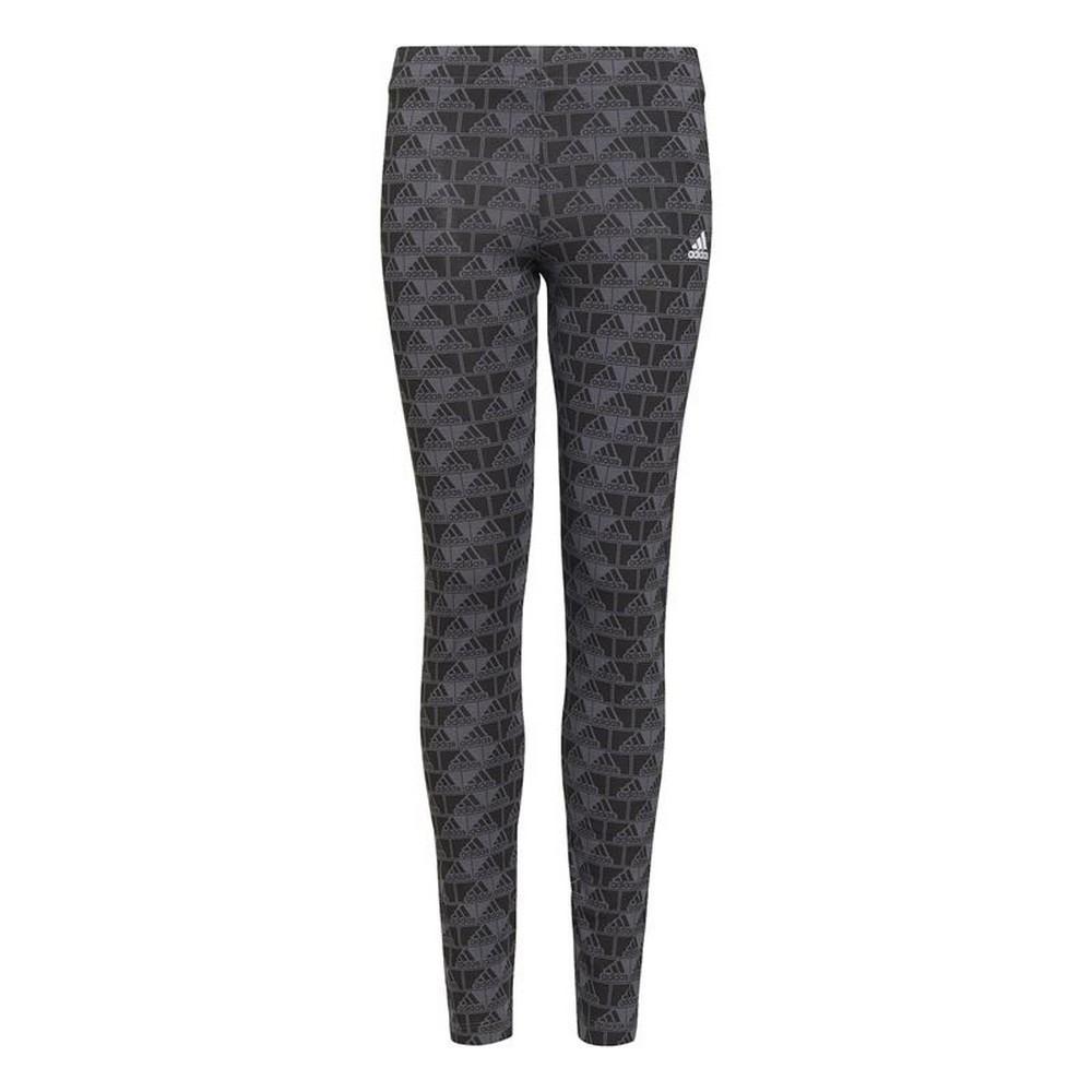 Sport leggings til kvinder Adidas Essentials Logo Grå 4-5 år