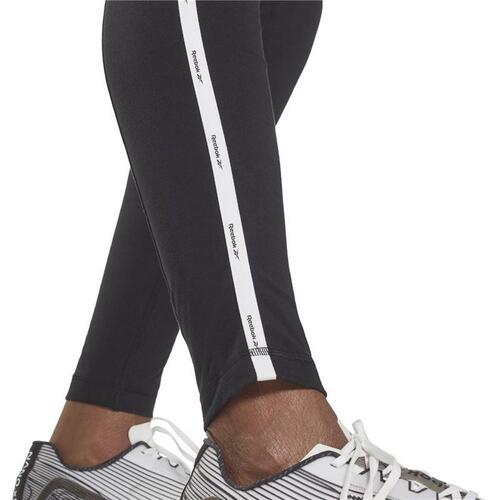 Sport leggings til kvinder Reebok Pping Cotton W Sort M