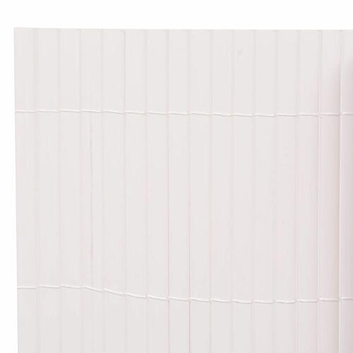 Dobbeltsidet havehegn 90 x 300 cm hvid