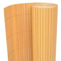 Dobbeltsidet havehegn PVC 90 x 300 cm gul