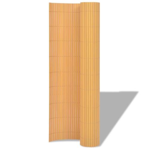Dobbeltsidet havehegn PVC 90 x 300 cm gul
