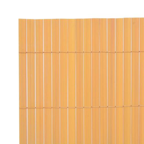 Dobbeltsidet havehegn PVC 90 x 300 cm gul
