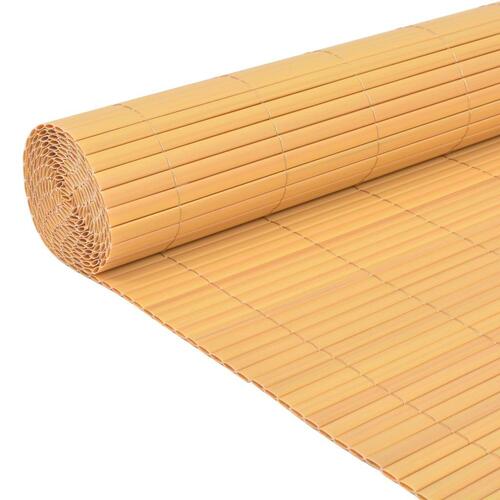 Dobbeltsidet havehegn PVC 90 x 300 cm gul