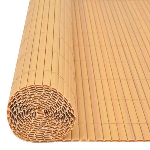 Dobbeltsidet havehegn PVC 90 x 300 cm gul