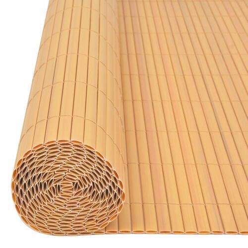 Dobbeltsidet havehegn PVC 90 x 500 cm gul
