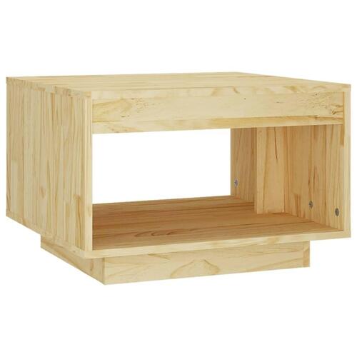Sofabord 50x50x33,5 cm massivt fyrretræ