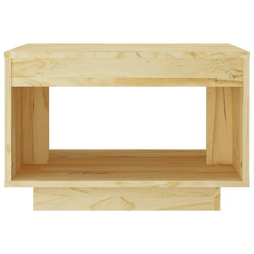 Sofabord 50x50x33,5 cm massivt fyrretræ