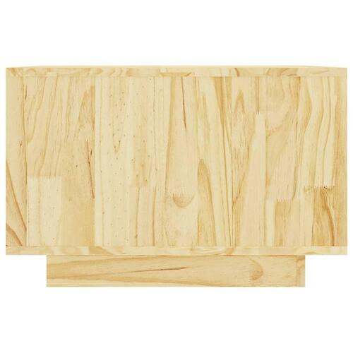 Sofabord 50x50x33,5 cm massivt fyrretræ