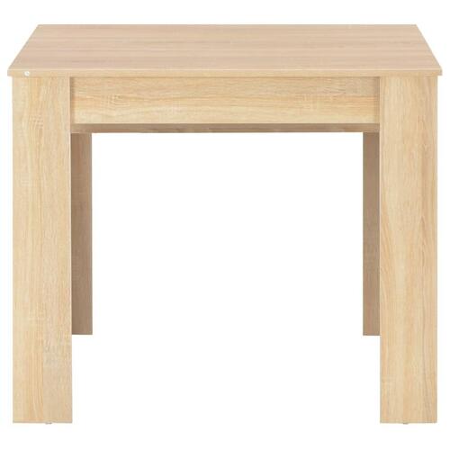 Udvideligt spisebord 175 x 90 x 75 cm sonoma-egetræsfarve