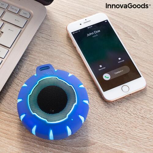 Flydende trådløs højtaler med LED Floaker InnovaGoods